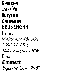 edwardian typeface